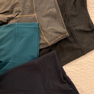 Lot of 5 Athleta Elation 7/8 leggings